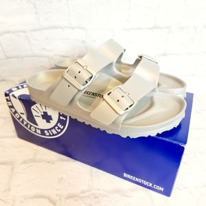 New BIRKENSTOCK EVA Sandals Silver